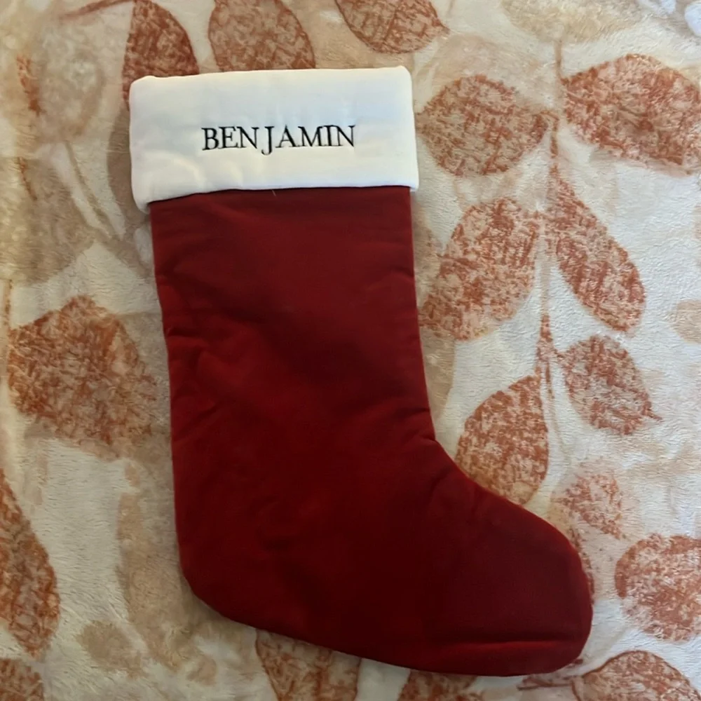 Pottery Barn Benjamin Stocking